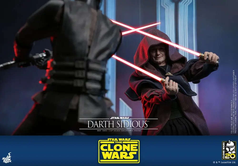Star Wars: The Clone Wars akční figurka 1/6 Darth Sidious 29 cm fotografii produktu