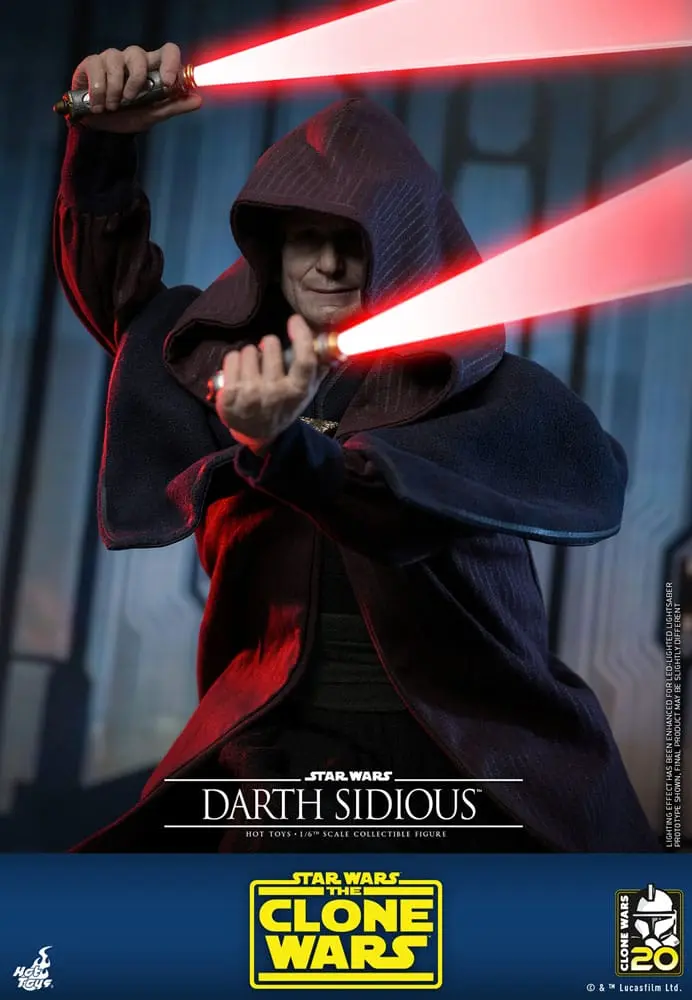 Star Wars: The Clone Wars akční figurka 1/6 Darth Sidious 29 cm fotografii produktu