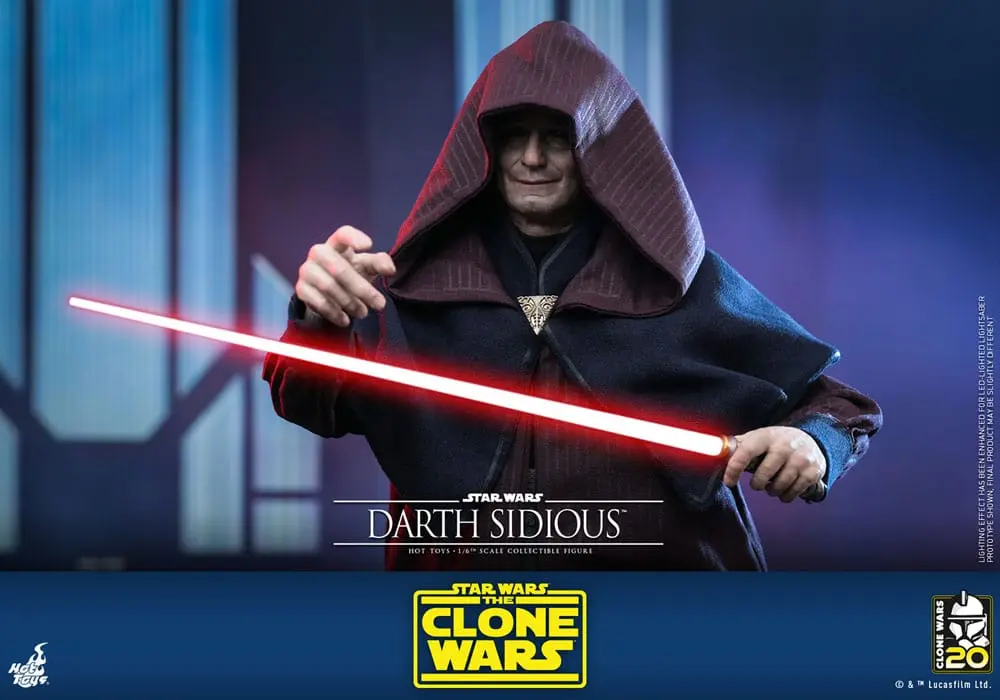 Star Wars: The Clone Wars akční figurka 1/6 Darth Sidious 29 cm fotografii produktu