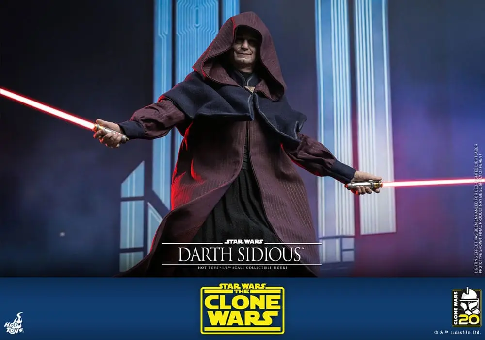 Star Wars: The Clone Wars akční figurka 1/6 Darth Sidious 29 cm fotografii produktu