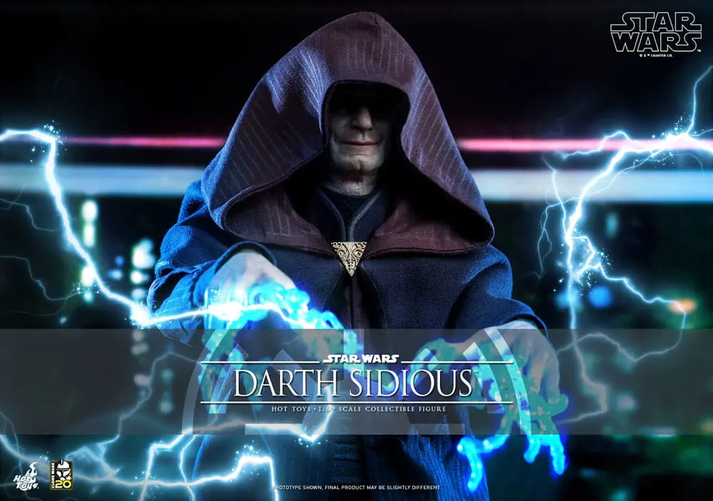 Star Wars: The Clone Wars akční figurka 1/6 Darth Sidious 29 cm fotografii produktu