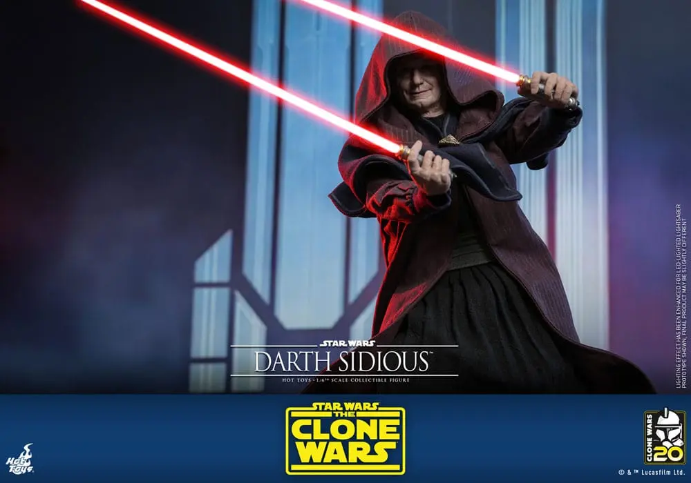 Star Wars: The Clone Wars akční figurka 1/6 Darth Sidious 29 cm fotografii produktu