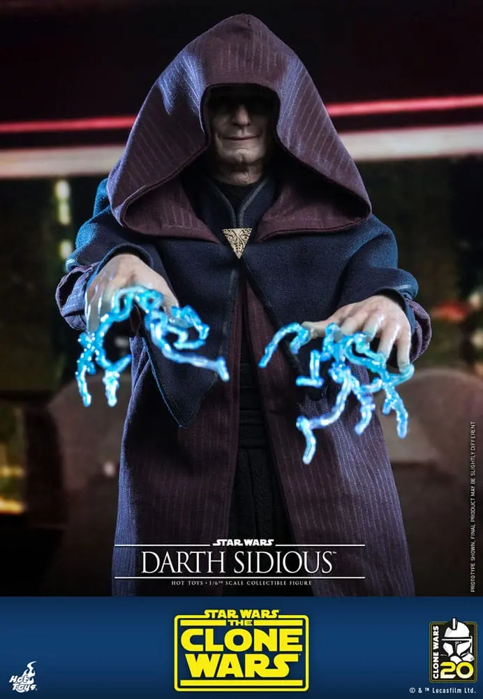 Star Wars: The Clone Wars akční figurka 1/6 Darth Sidious 29 cm fotografii produktu