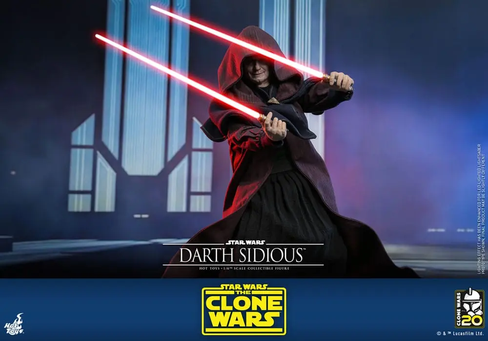 Star Wars: The Clone Wars akční figurka 1/6 Darth Sidious 29 cm fotografii produktu