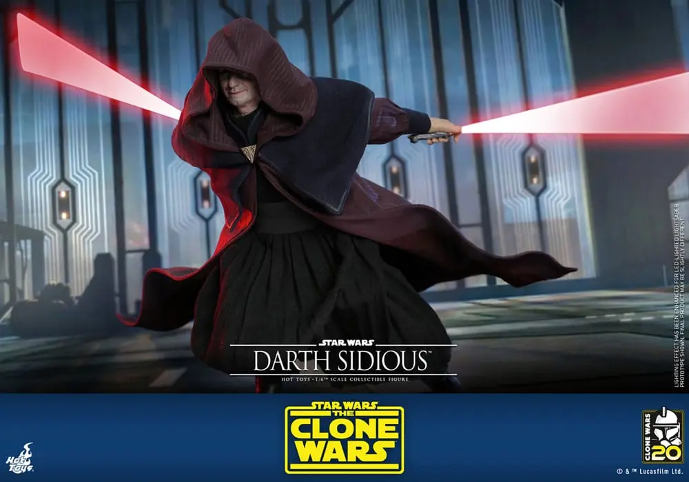Star Wars: The Clone Wars akční figurka 1/6 Darth Sidious 29 cm fotografii produktu