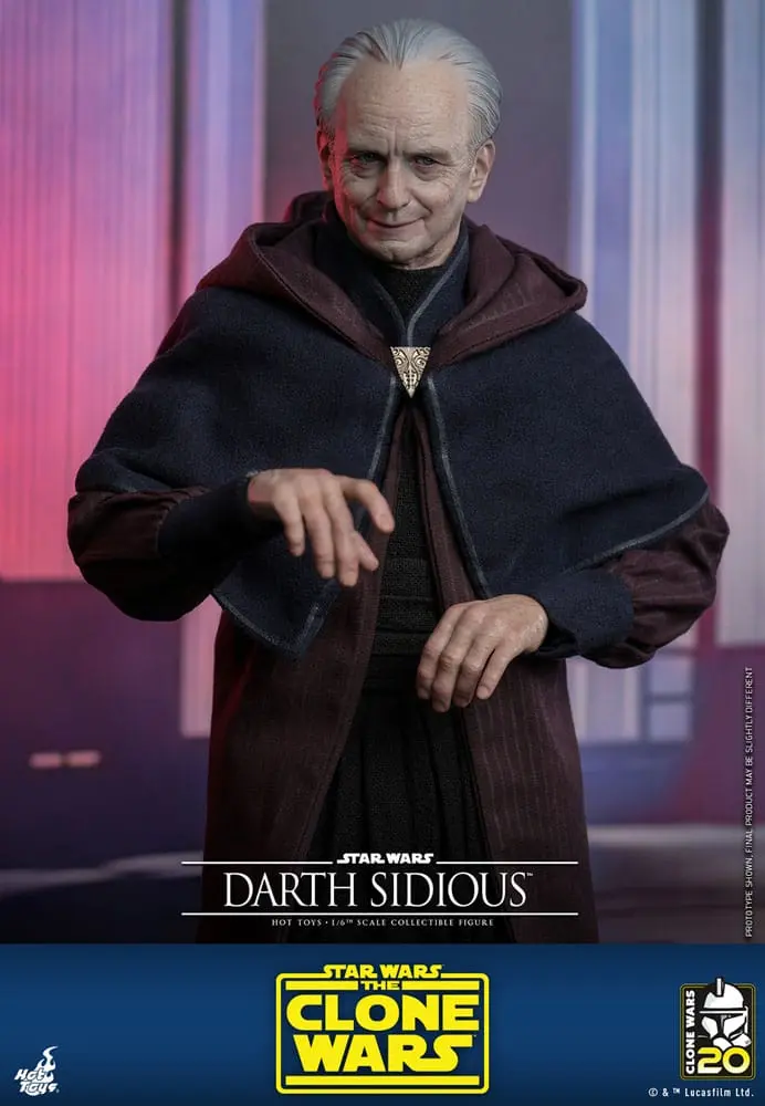 Star Wars: The Clone Wars akční figurka 1/6 Darth Sidious 29 cm fotografii produktu