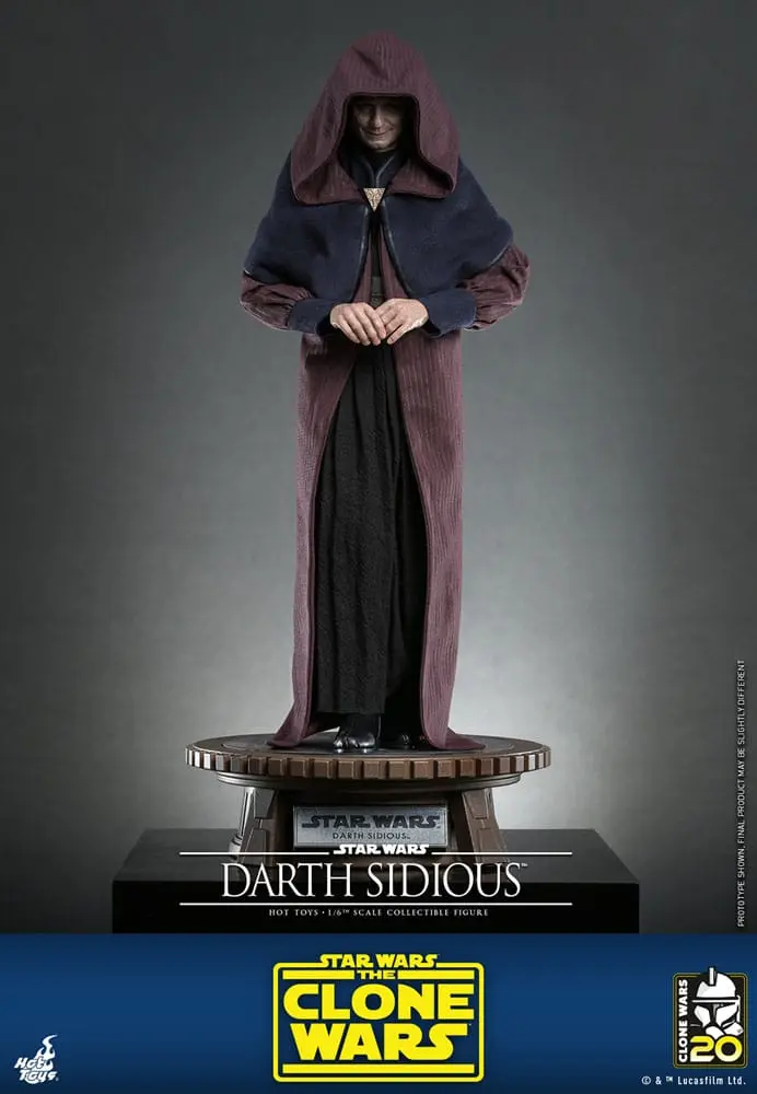 Star Wars: The Clone Wars akční figurka 1/6 Darth Sidious 29 cm fotografii produktu