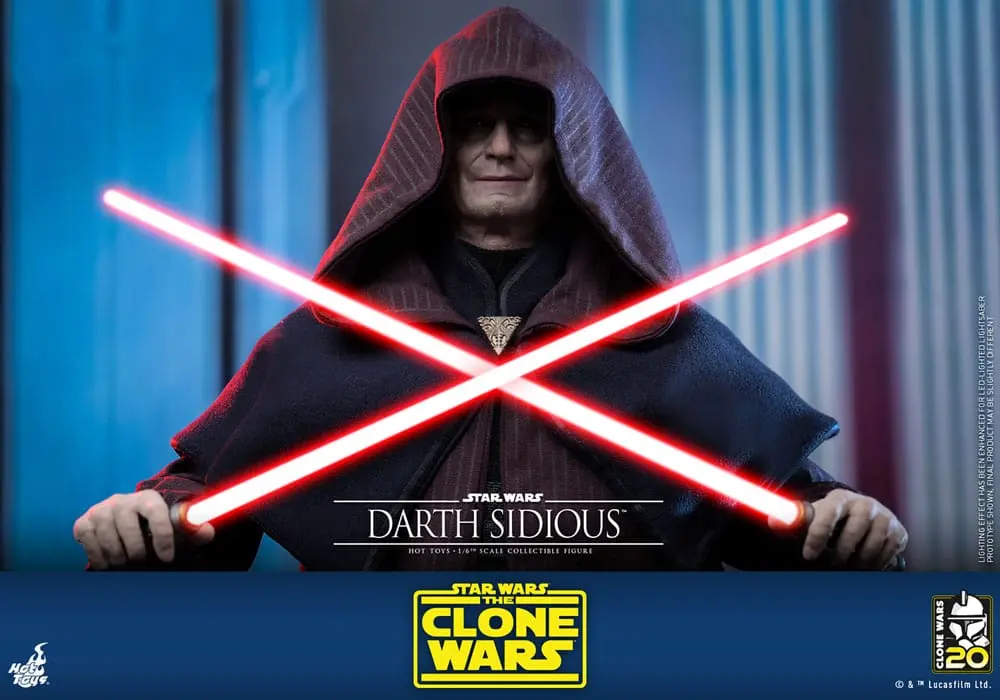Star Wars: The Clone Wars akční figurka 1/6 Darth Sidious 29 cm fotografii produktu