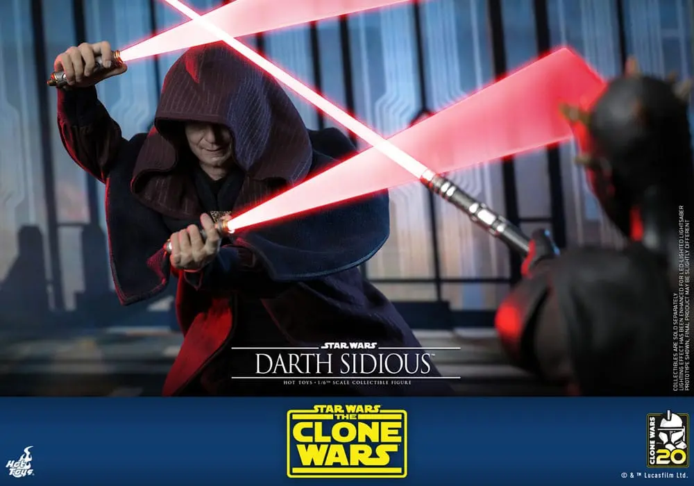 Star Wars: The Clone Wars akční figurka 1/6 Darth Sidious 29 cm fotografii produktu