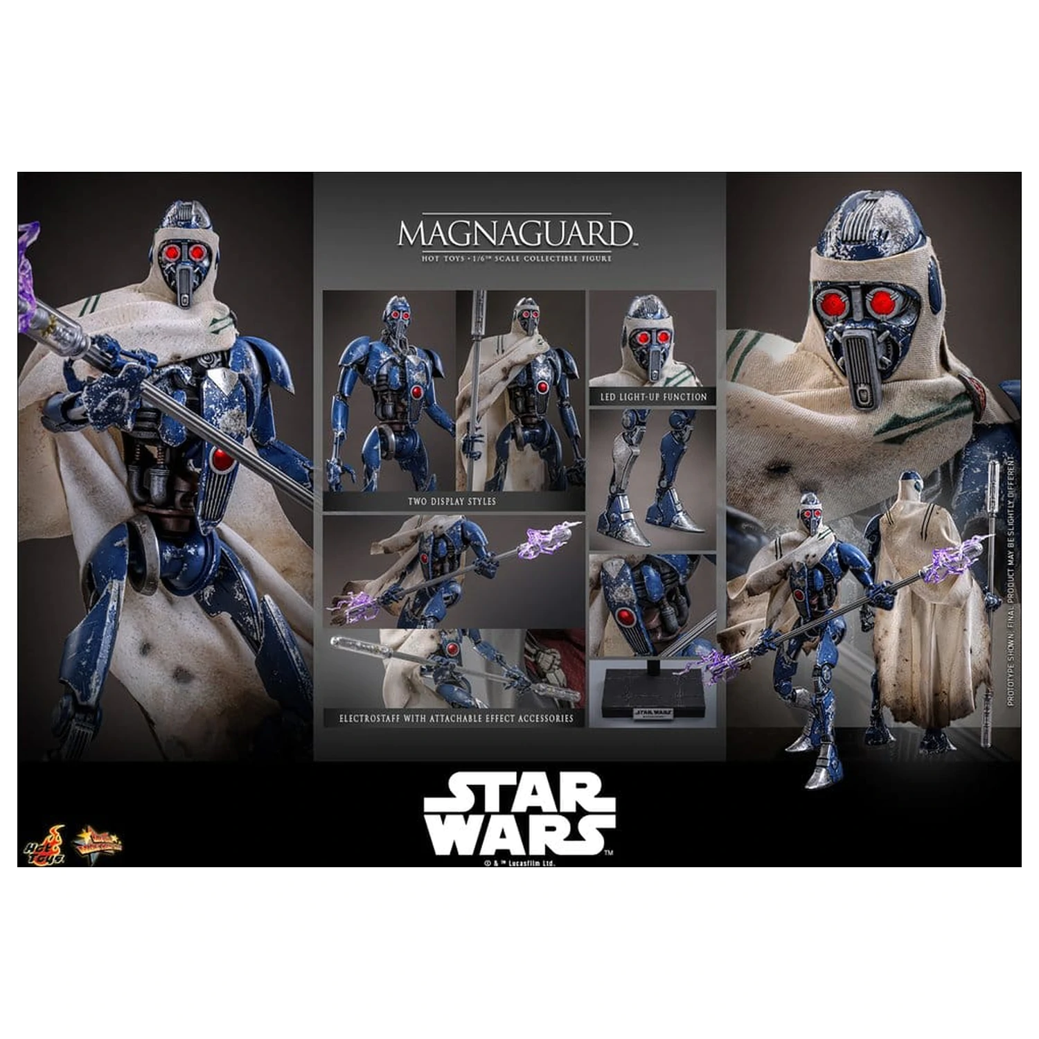 Star Wars: The Clone Wars akční figurka 1/6 MagnaGuard 34 cm fotografii produktu