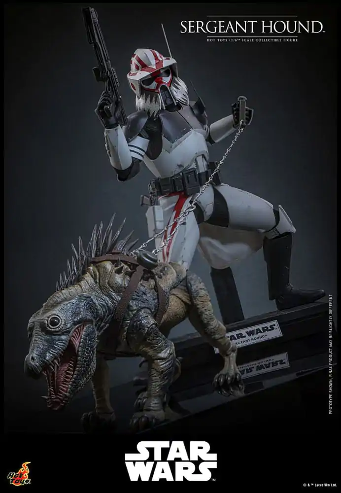 Star Wars: The Clone Wars akční figurka 1/6 Sergeant Hound 30 cm fotografii produktu