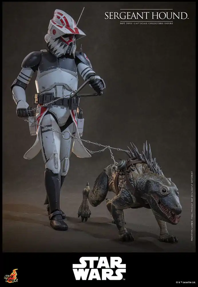 Star Wars: The Clone Wars akční figurka 1/6 Sergeant Hound 30 cm fotografii produktu