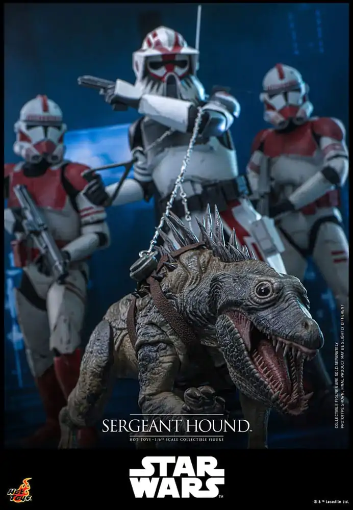 Star Wars: The Clone Wars akční figurka 1/6 Sergeant Hound 30 cm fotografii produktu