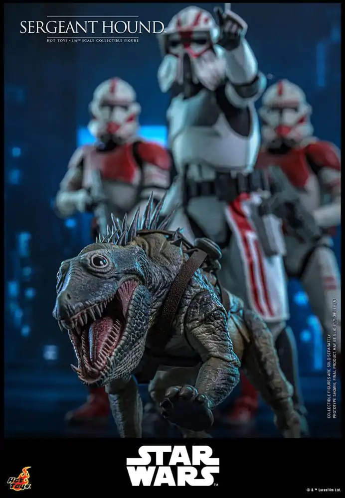 Star Wars: The Clone Wars akční figurka 1/6 Sergeant Hound 30 cm fotografii produktu