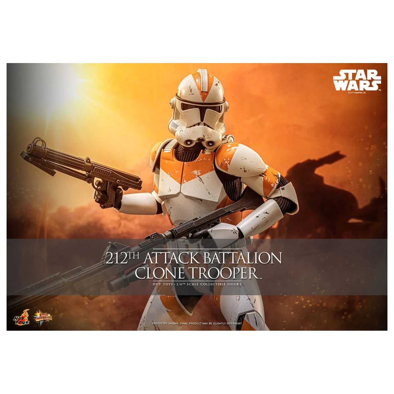 Star Wars: The Clone Wars akční figurka 1/6 212th Attack Battalion Clone Trooper 30 cm fotografii produktu