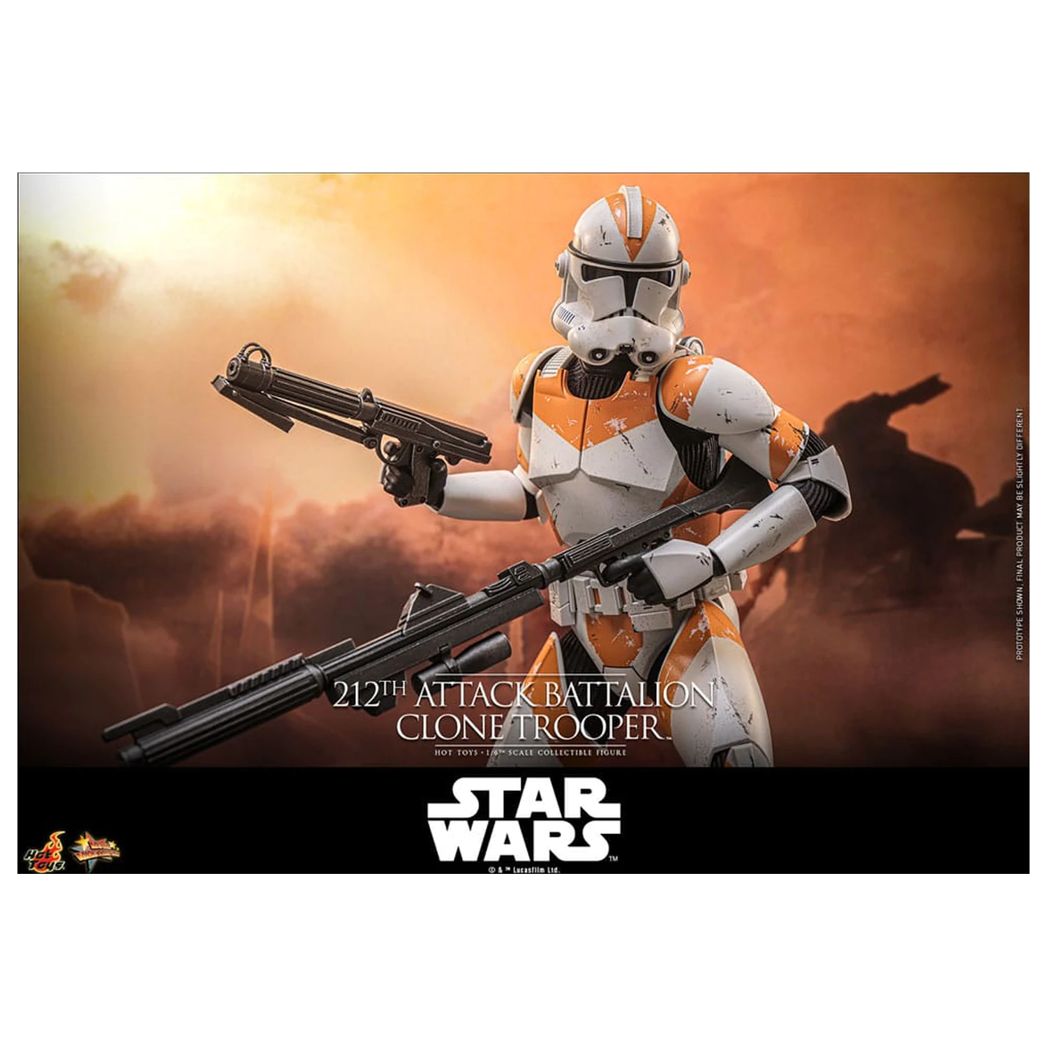 Star Wars: The Clone Wars akční figurka 1/6 212th Attack Battalion Clone Trooper 30 cm fotografii produktu