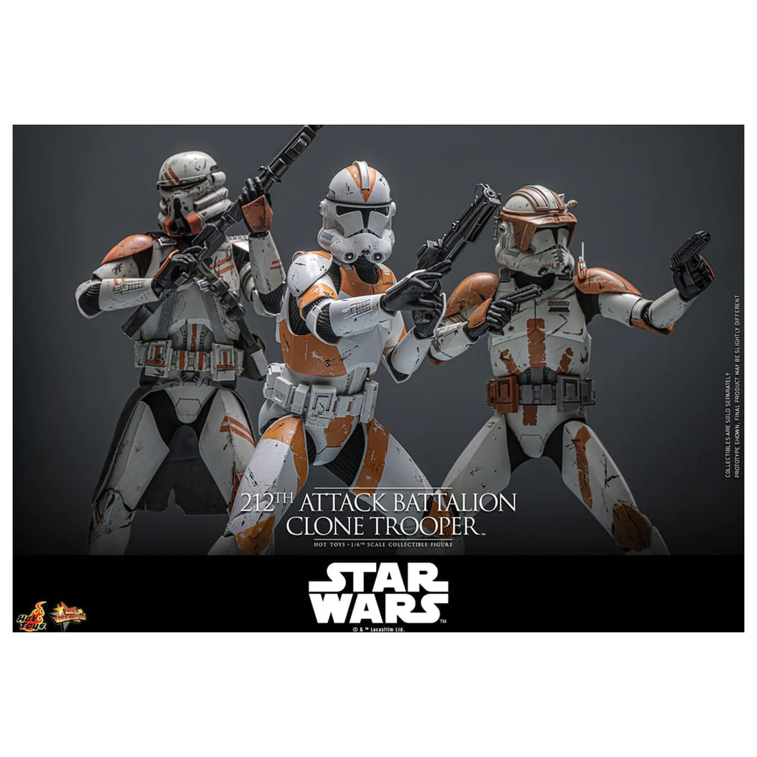 Star Wars: The Clone Wars akční figurka 1/6 212th Attack Battalion Clone Trooper 30 cm fotografii produktu