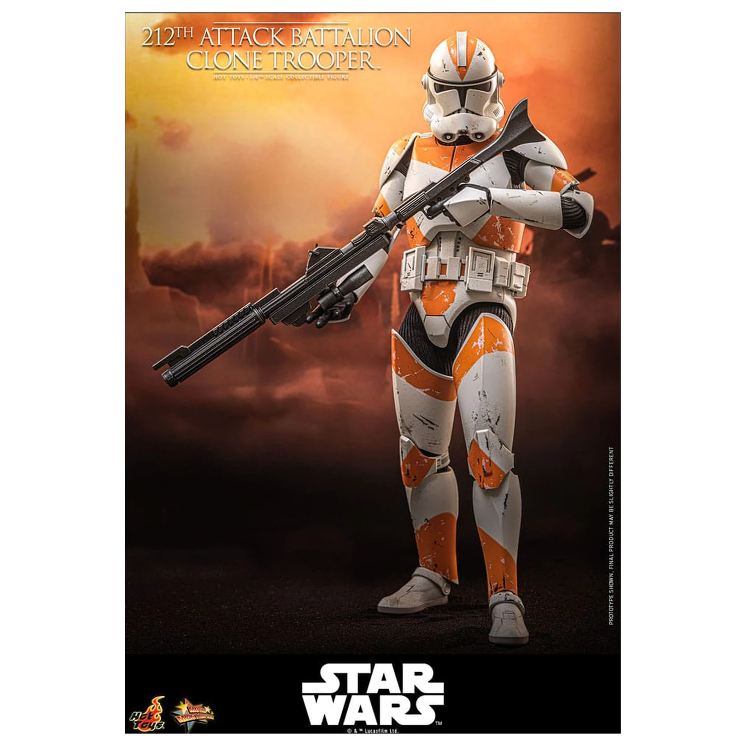 Star Wars: The Clone Wars akční figurka 1/6 212th Attack Battalion Clone Trooper Deluxe Version 30 cm fotografii produktu