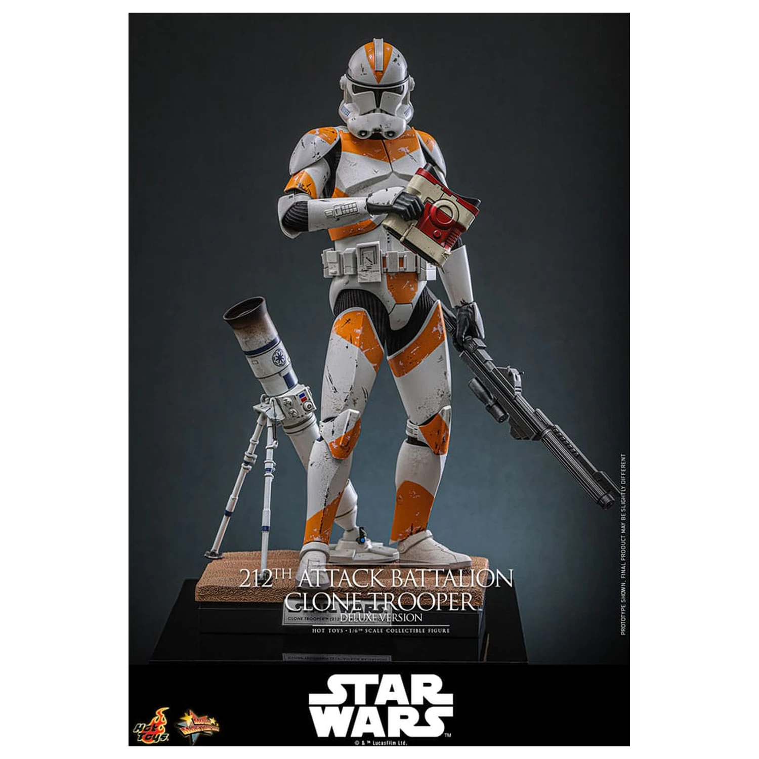 Star Wars: The Clone Wars akční figurka 1/6 212th Attack Battalion Clone Trooper Deluxe Version 30 cm fotografii produktu