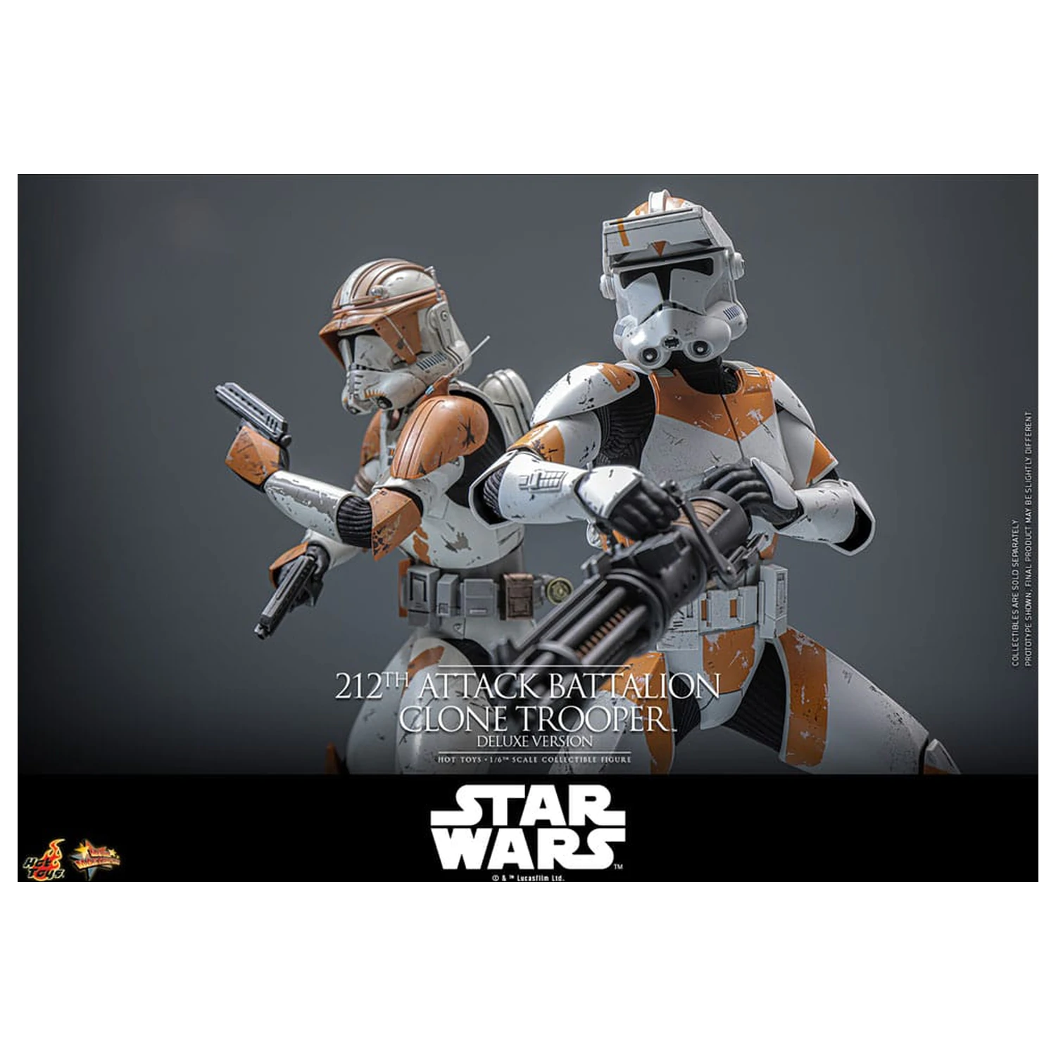 Star Wars: The Clone Wars akční figurka 1/6 212th Attack Battalion Clone Trooper Deluxe Version 30 cm fotografii produktu