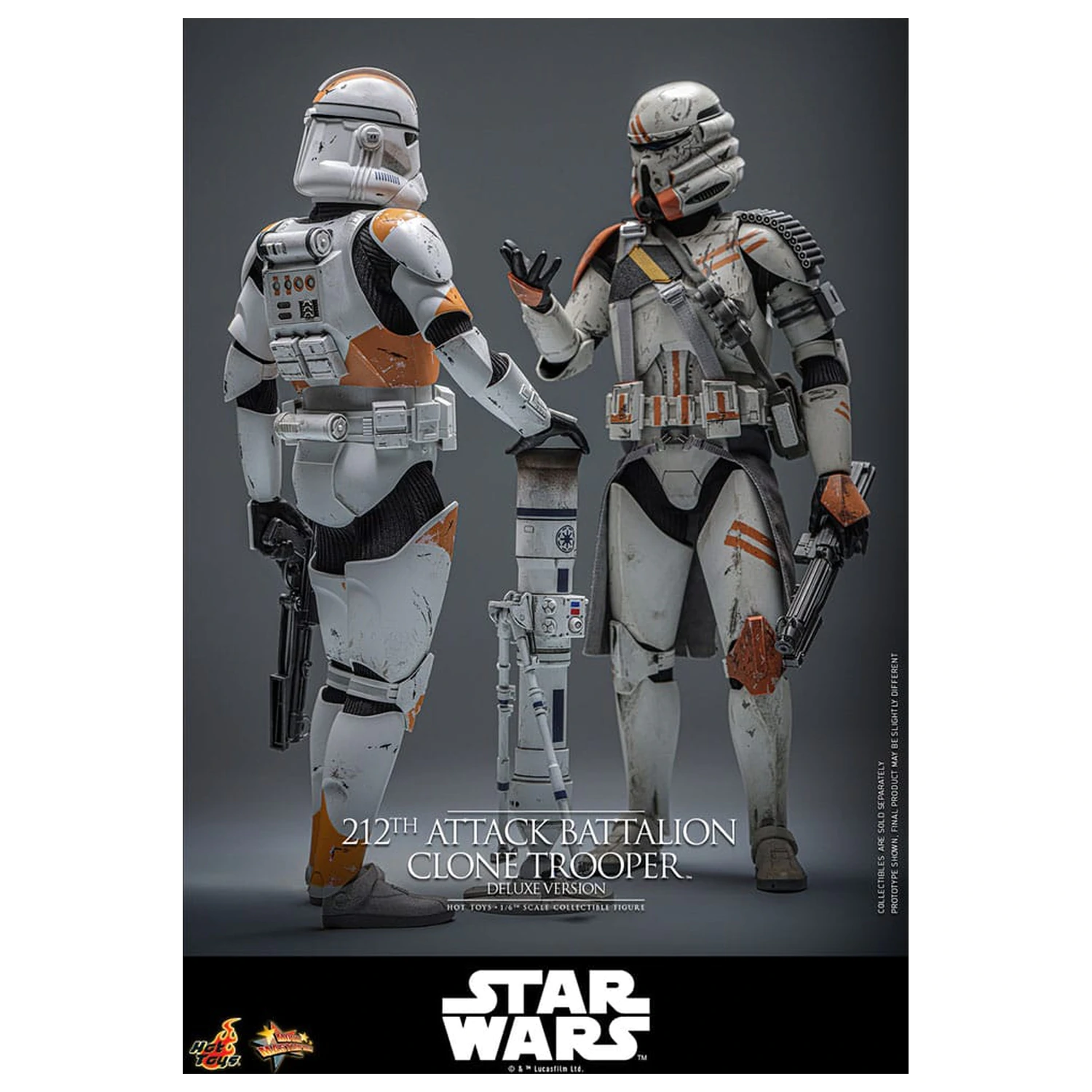 Star Wars: The Clone Wars akční figurka 1/6 212th Attack Battalion Clone Trooper Deluxe Version 30 cm fotografii produktu