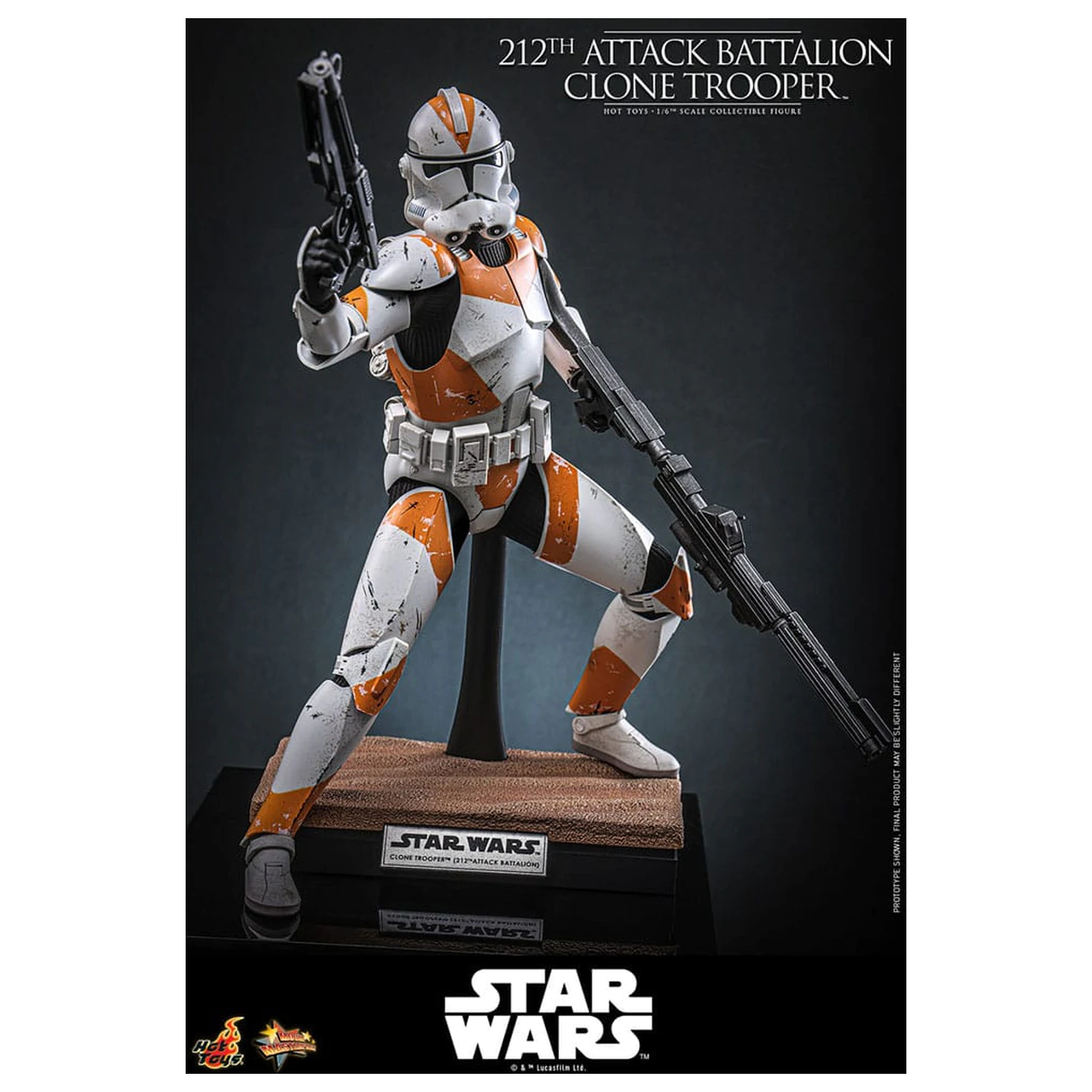 Star Wars: The Clone Wars akční figurka 1/6 212th Attack Battalion Clone Trooper Deluxe Version 30 cm fotografii produktu