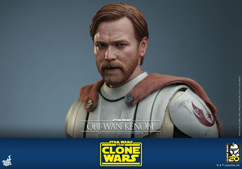 Star Wars The Clone Wars akční figurka 1/6 Obi-Wan Kenobi 30 cm fotografii produktu