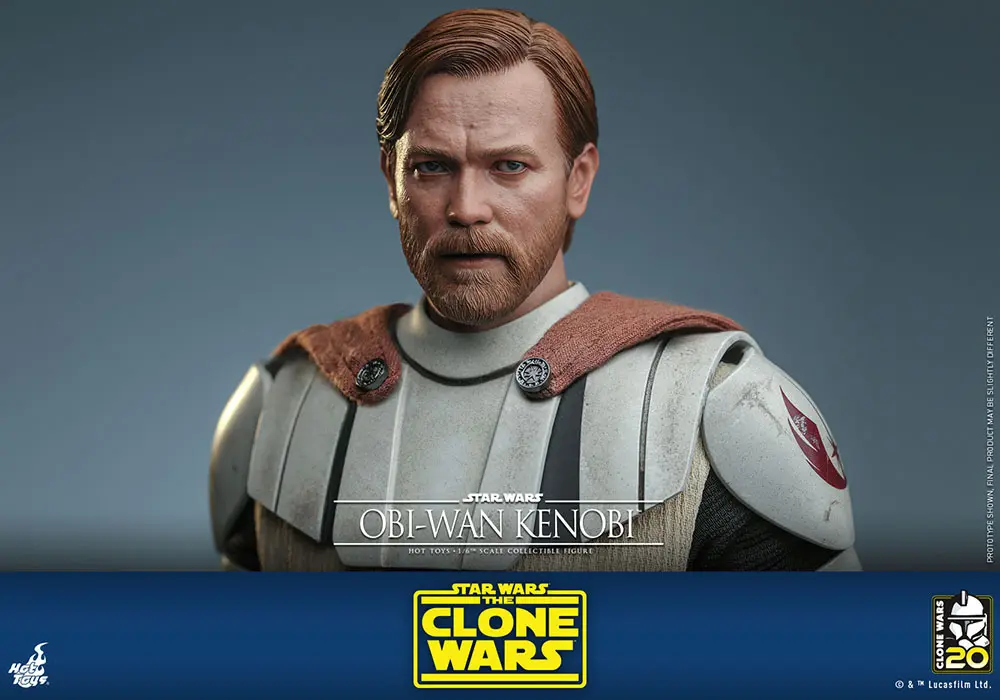 Star Wars The Clone Wars akční figurka 1/6 Obi-Wan Kenobi 30 cm fotografii produktu