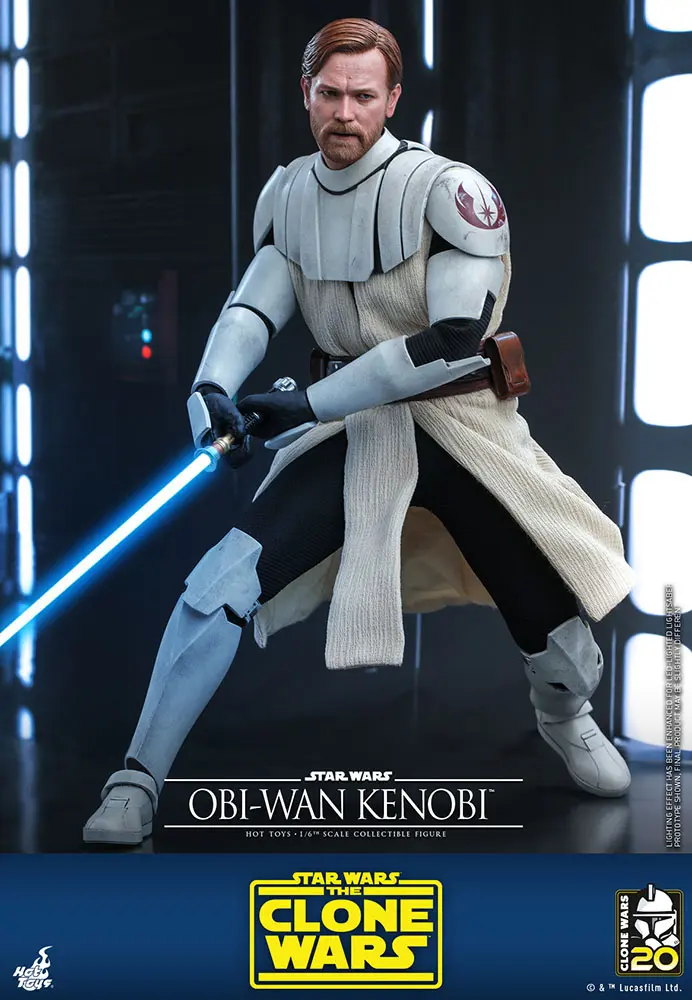 Star Wars The Clone Wars akční figurka 1/6 Obi-Wan Kenobi 30 cm fotografii produktu