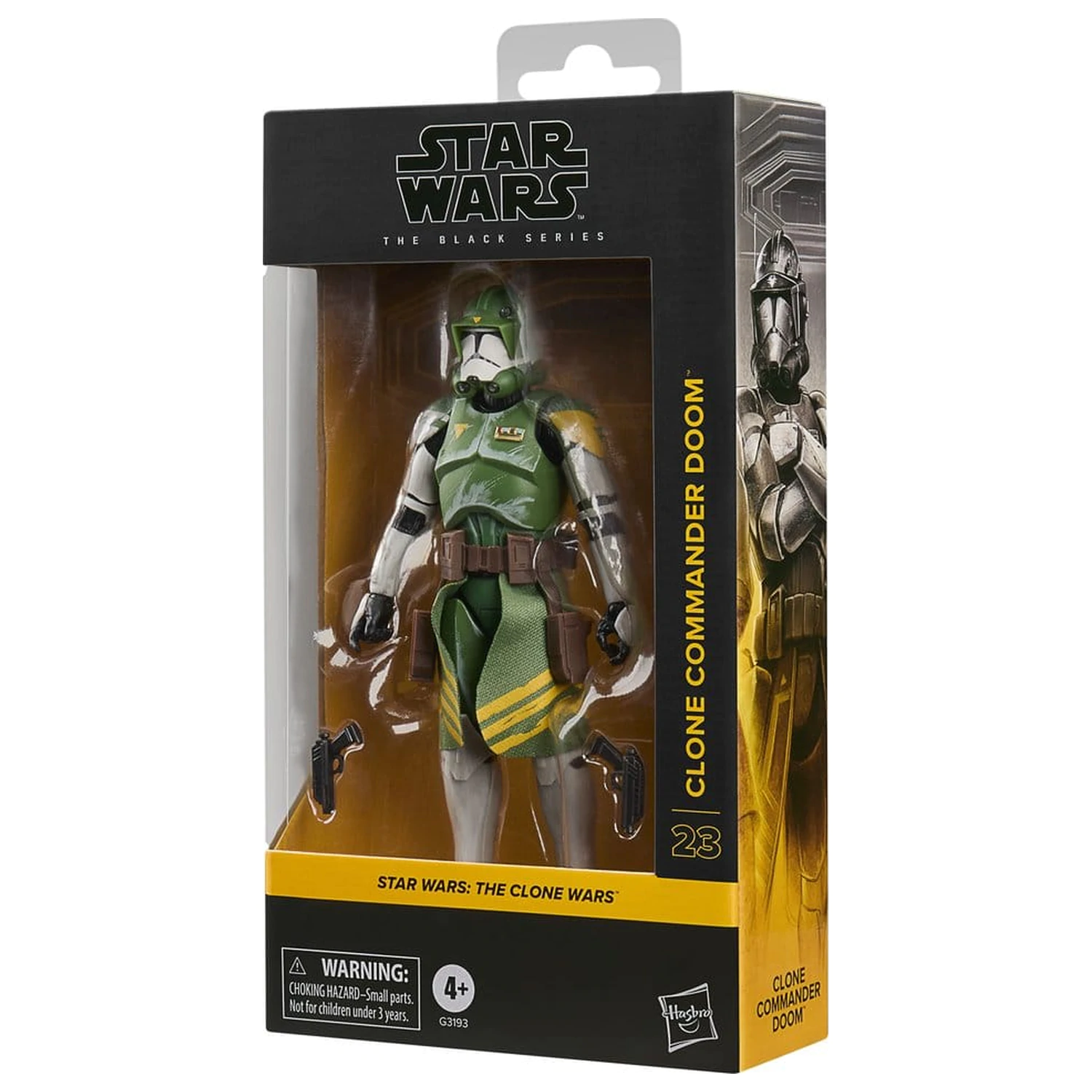 Star Wars: The Clone Wars Black Series akční figurka Clone Commander Doom 15 cm fotografii produktu