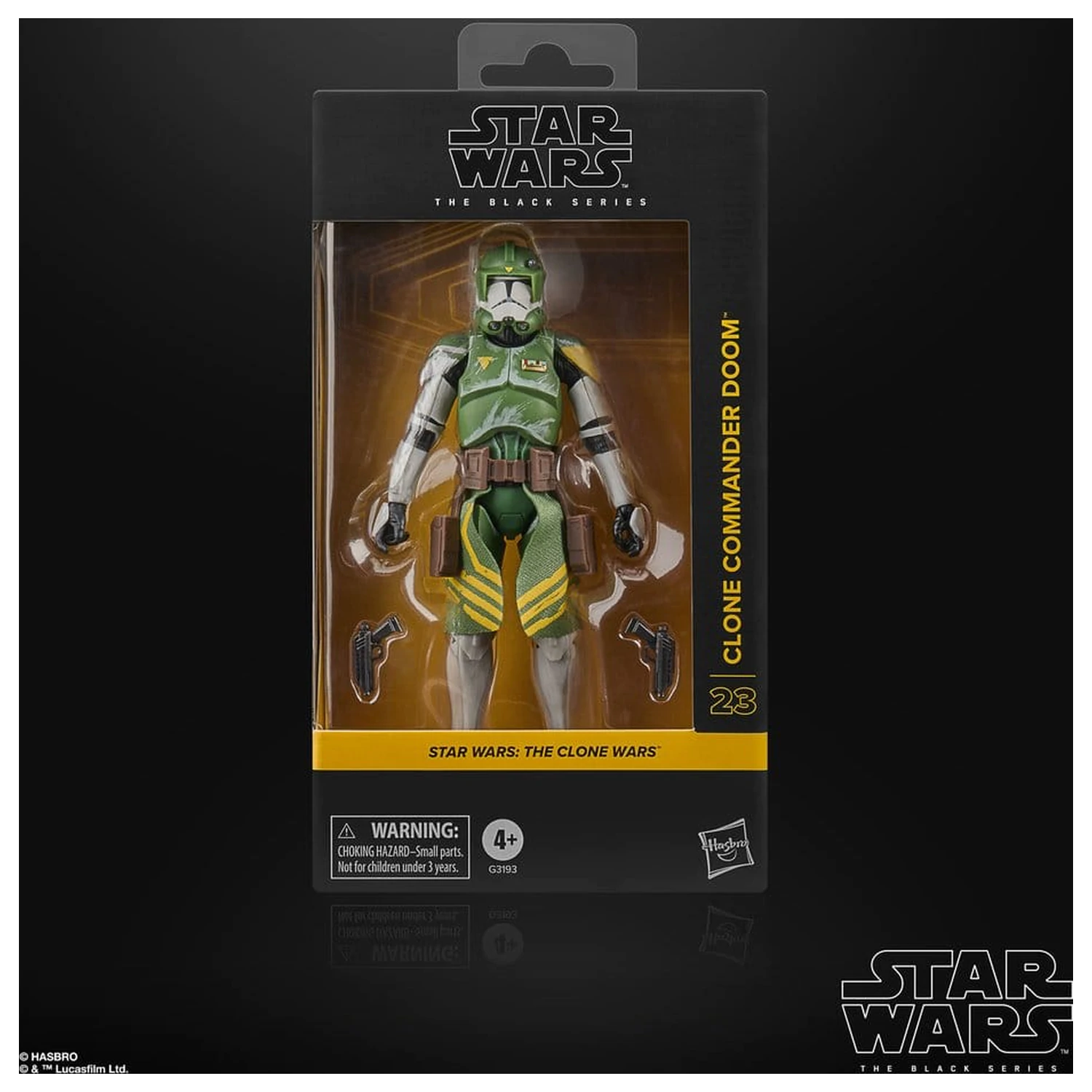 Star Wars: The Clone Wars Black Series akční figurka Clone Commander Doom 15 cm fotografii produktu