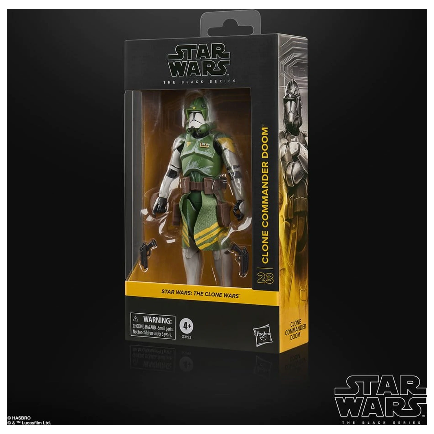 Star Wars: The Clone Wars Black Series akční figurka Clone Commander Doom 15 cm fotografii produktu