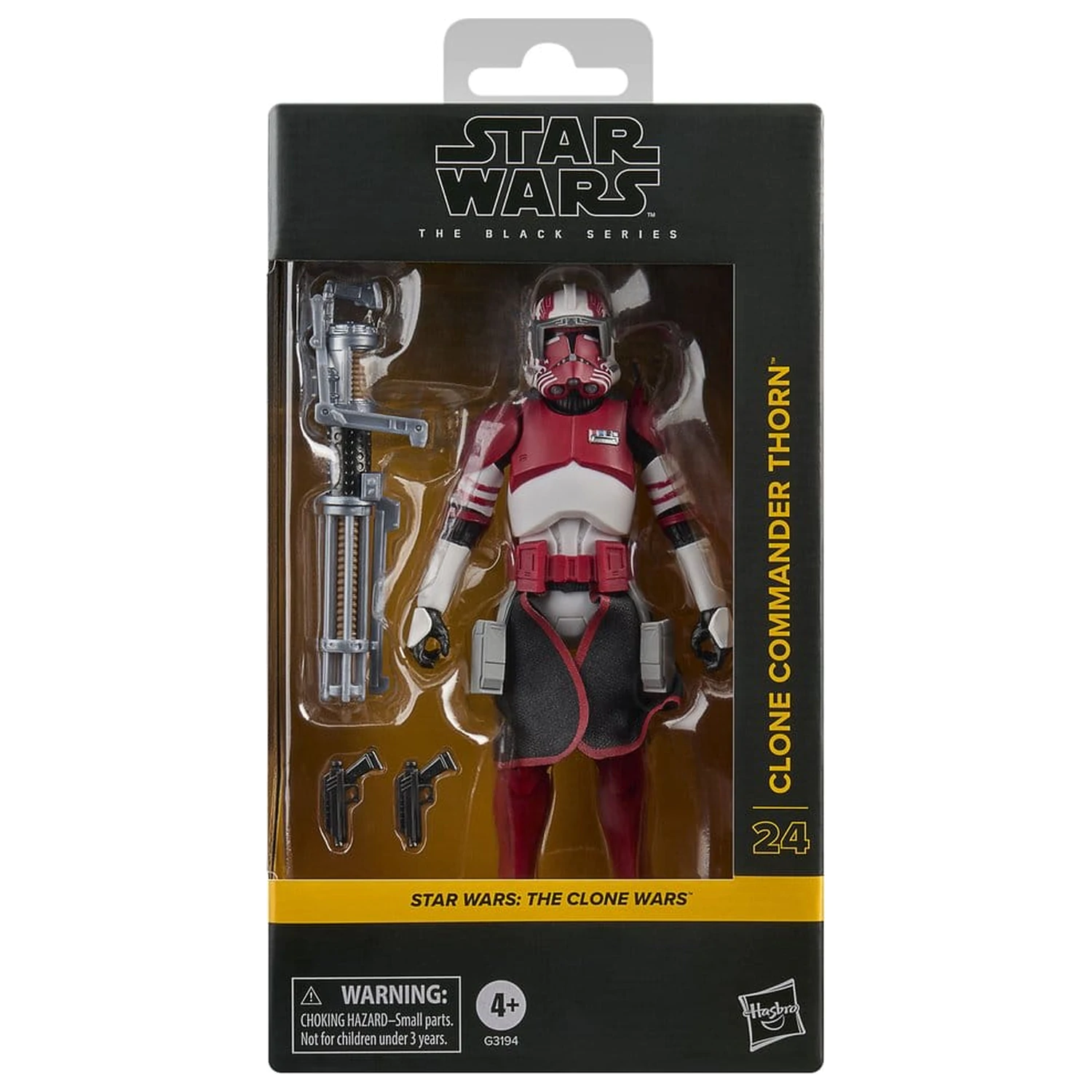 Star Wars: The Clone Wars Black Series akční figurka Clone Commander Thorn 15 cm fotografii produktu