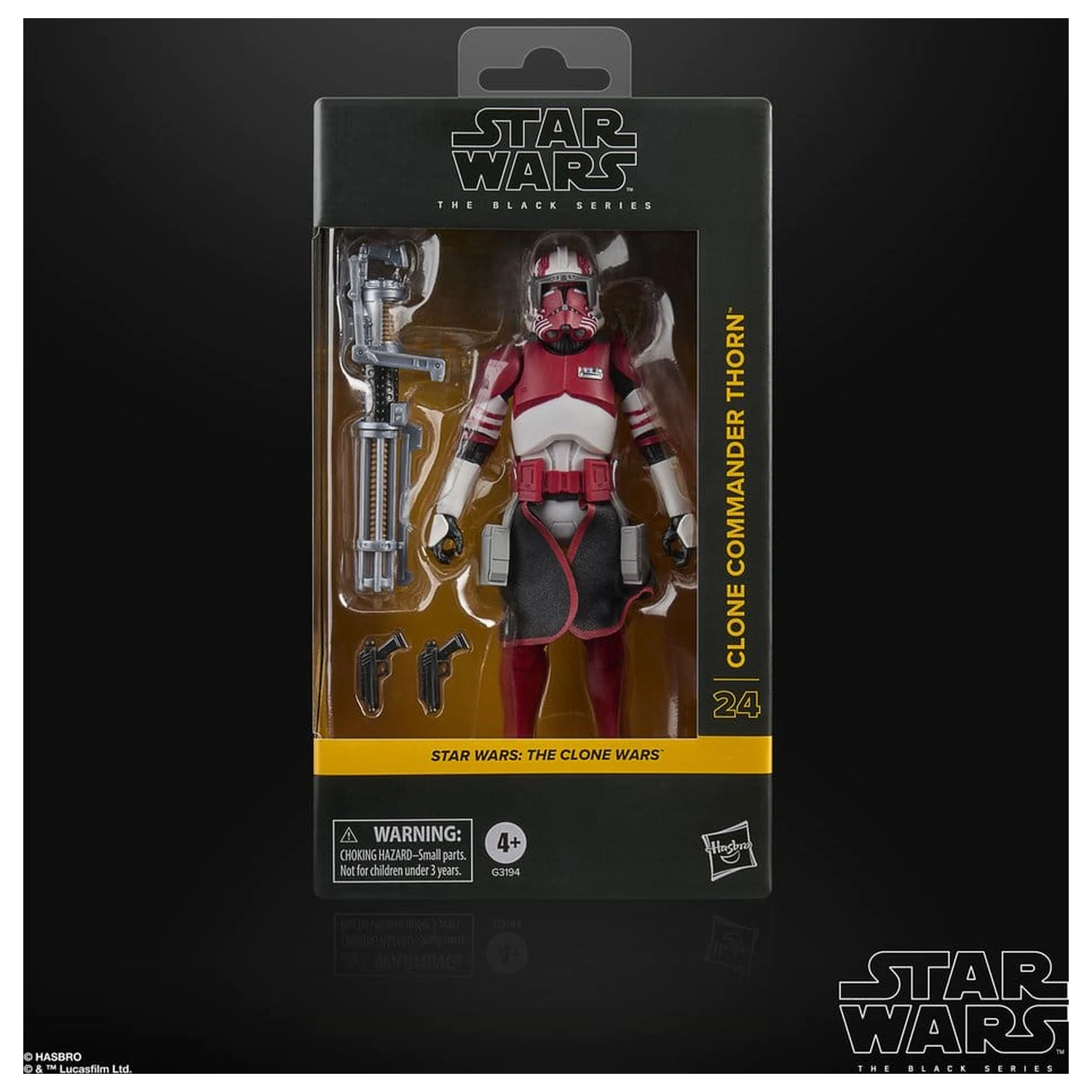 Star Wars: The Clone Wars Black Series akční figurka Clone Commander Thorn 15 cm fotografii produktu
