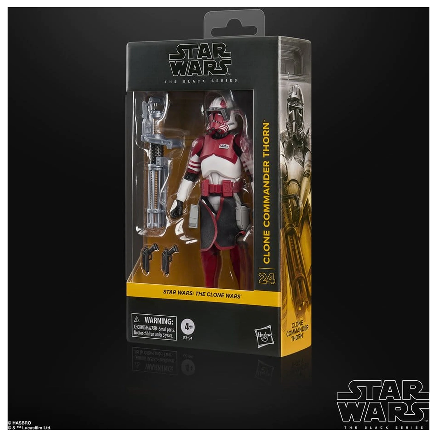 Star Wars: The Clone Wars Black Series akční figurka Clone Commander Thorn 15 cm fotografii produktu