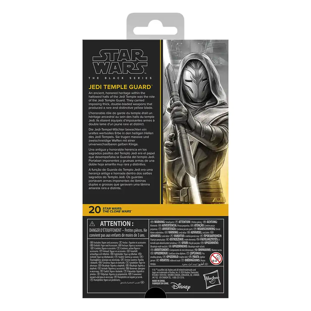 Star Wars: The Clone Wars Black Series akční figurka Stráž chrámu Jedi 15 cm fotografii produktu