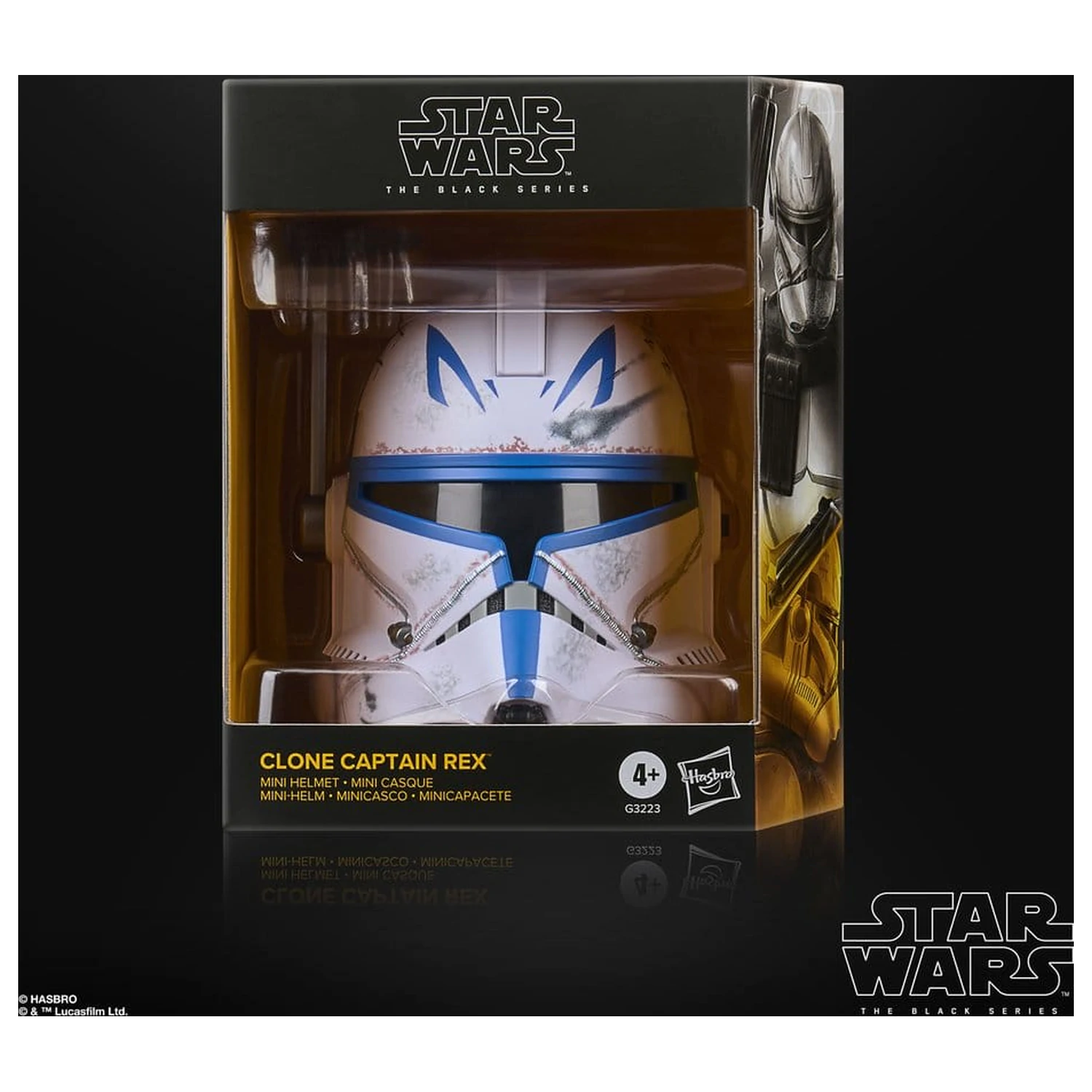 Star Wars: The Clone Wars Black Series Mini helma Clone Captain Rex 15 cm fotografii produktu