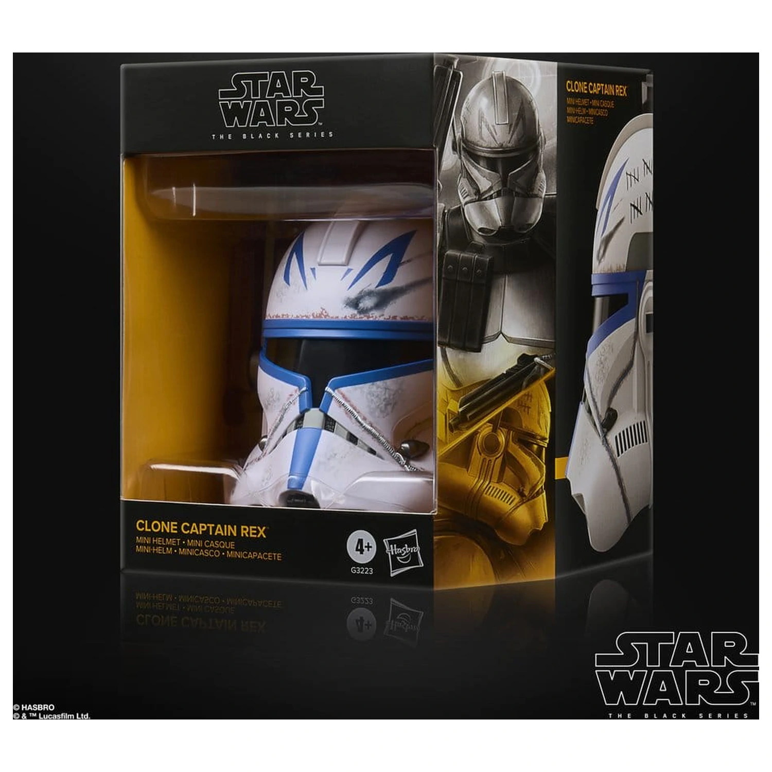 Star Wars: The Clone Wars Black Series Mini helma Clone Captain Rex 15 cm fotografii produktu