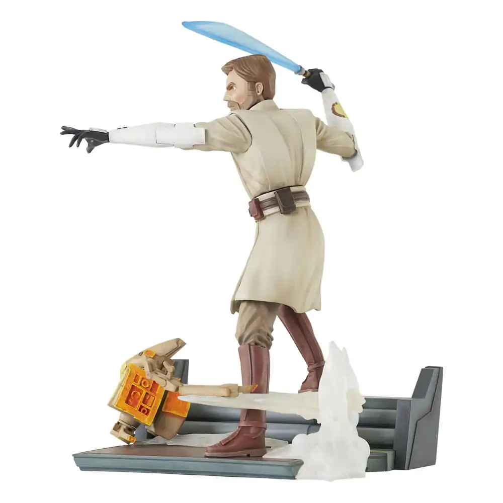 Star Wars: The Clone Wars Deluxe Gallery PVC Socha General Obi-Wan Kenobi 23 cm fotografii produktu