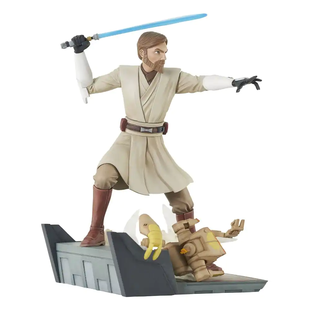 Star Wars: The Clone Wars Deluxe Gallery PVC Socha General Obi-Wan Kenobi 23 cm fotografii produktu