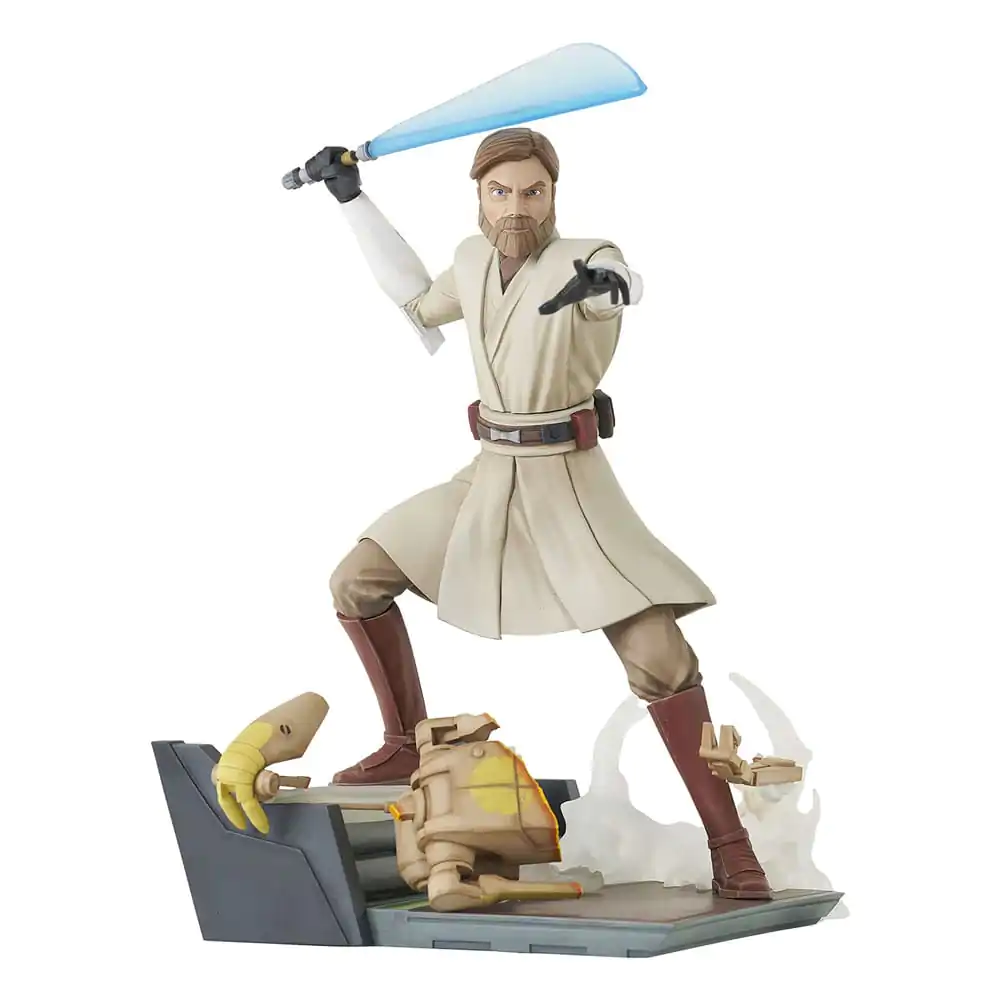 Star Wars: The Clone Wars Deluxe Gallery PVC Socha General Obi-Wan Kenobi 23 cm fotografii produktu