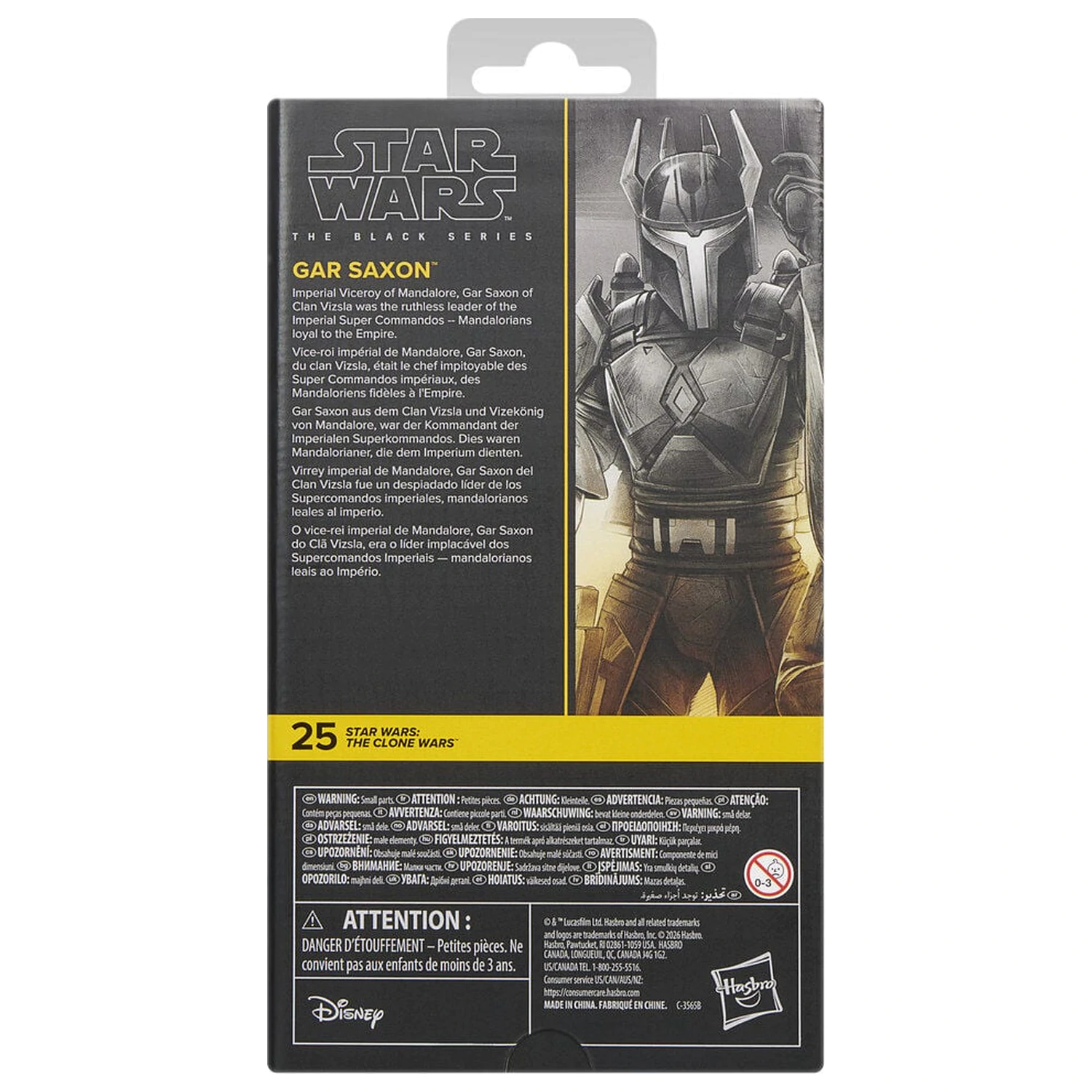 Star Wars The Clone Wars Gar Saxon figurka 15 cm fotografii produktu