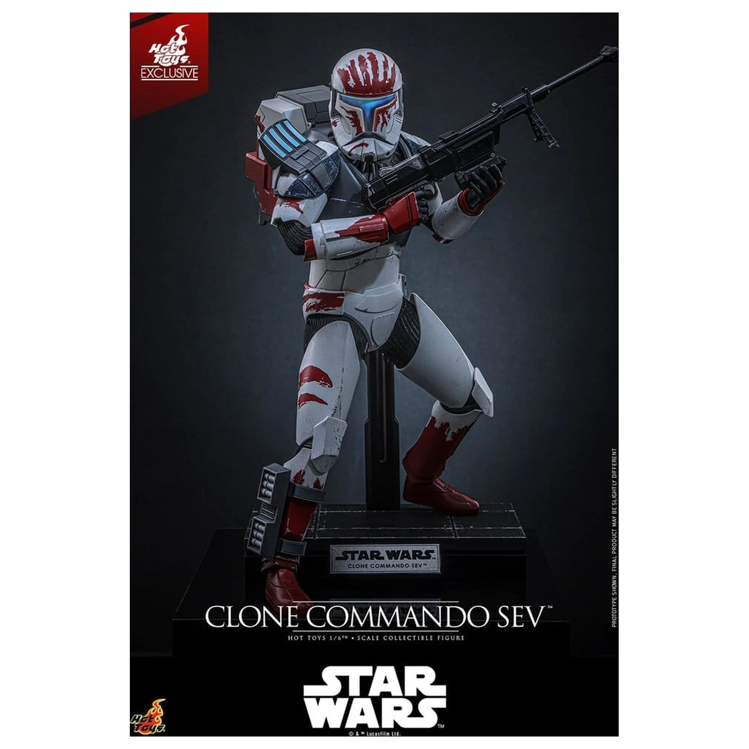 Star Wars: The Clone Wars Television Masterpiece akční figurka 1/6 Clone Commando Sev 30 cm fotografii produktu