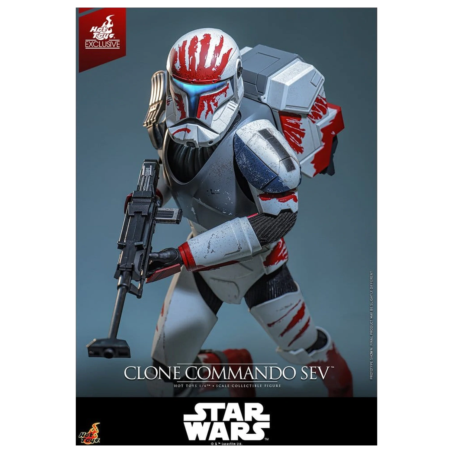 Star Wars: The Clone Wars Television Masterpiece akční figurka 1/6 Clone Commando Sev 30 cm fotografii produktu