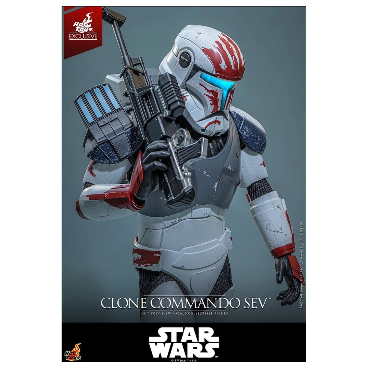 Star Wars: The Clone Wars Television Masterpiece akční figurka 1/6 Clone Commando Sev 30 cm fotografii produktu