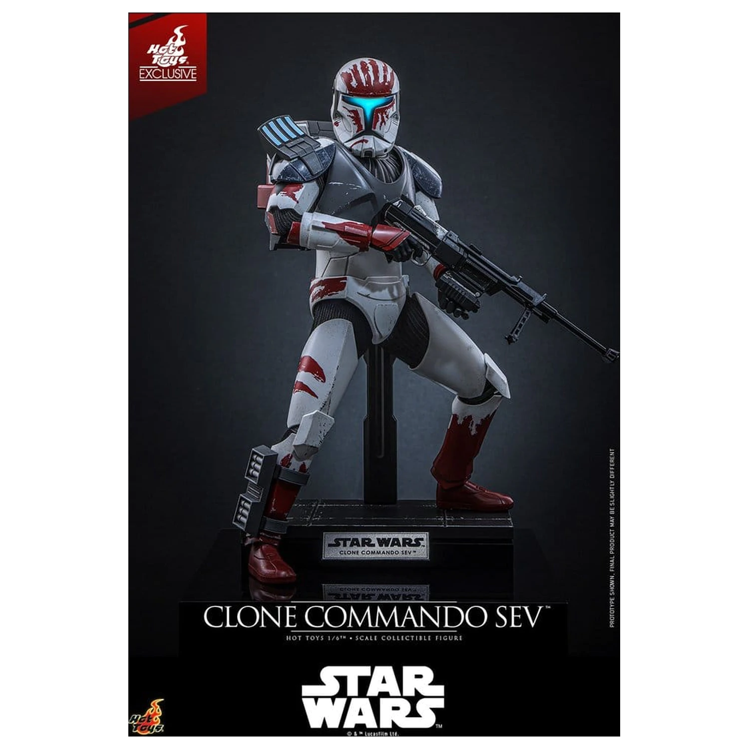 Star Wars: The Clone Wars Television Masterpiece akční figurka 1/6 Clone Commando Sev 30 cm fotografii produktu