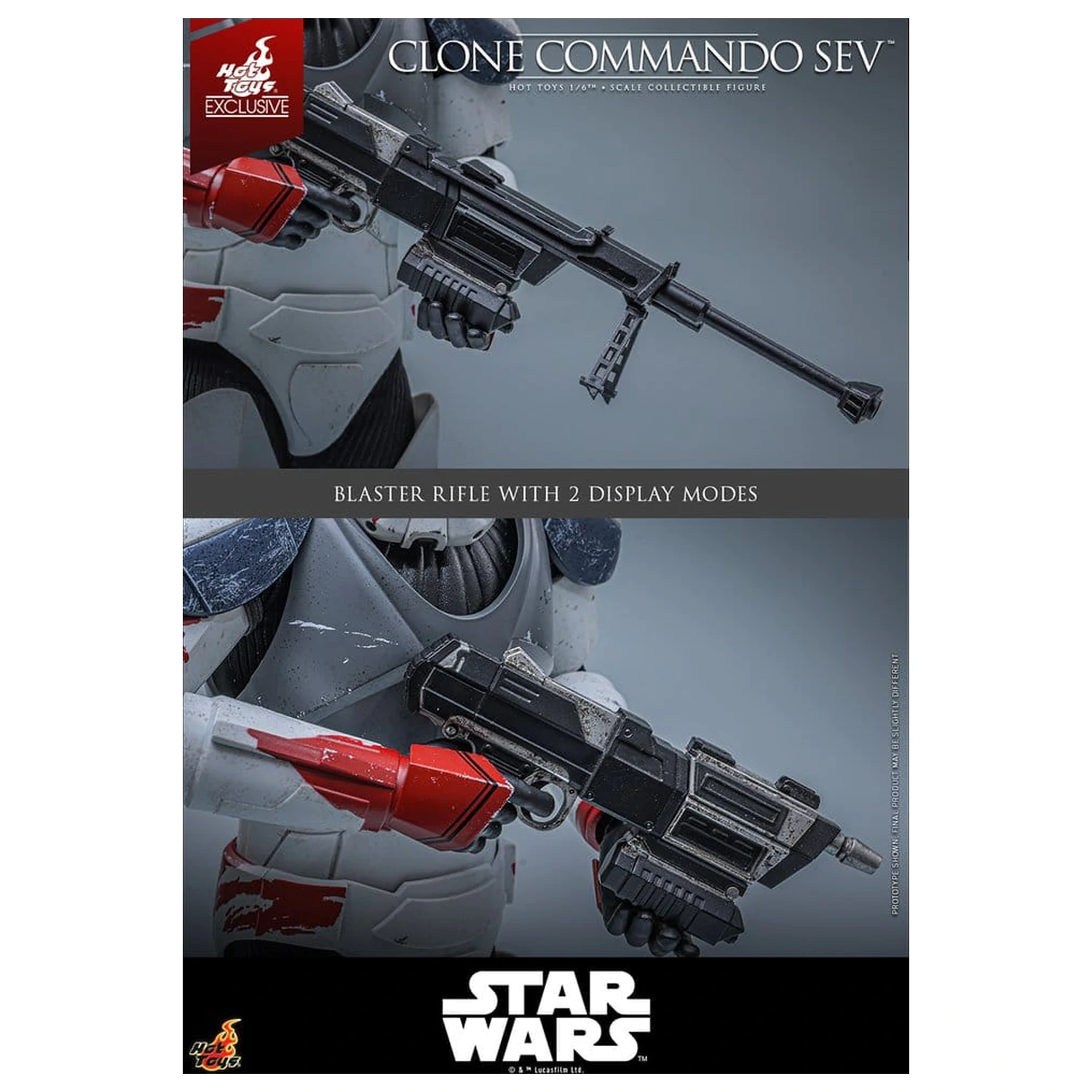 Star Wars: The Clone Wars Television Masterpiece akční figurka 1/6 Clone Commando Sev 30 cm fotografii produktu
