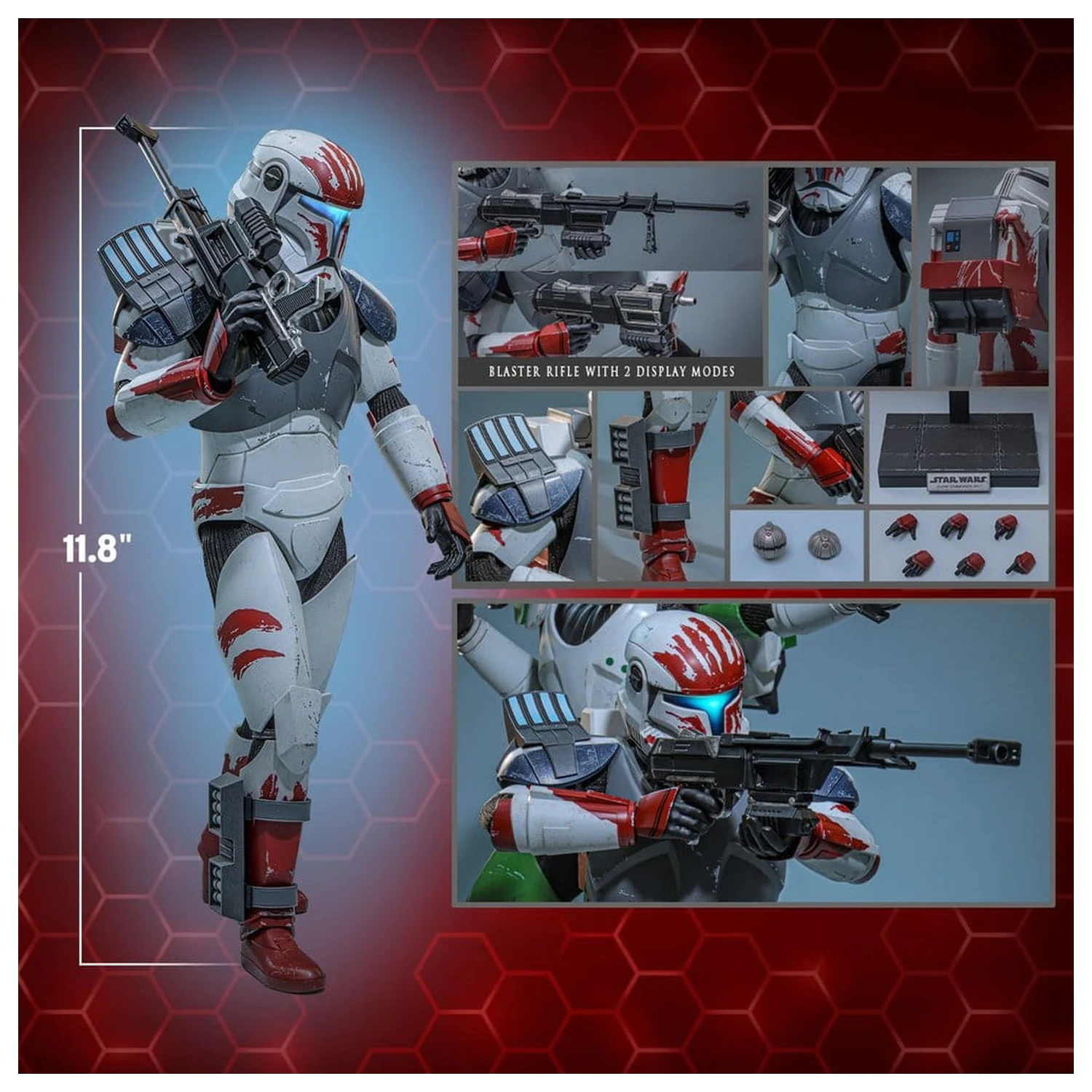 Star Wars: The Clone Wars Television Masterpiece akční figurka 1/6 Clone Commando Sev 30 cm fotografii produktu