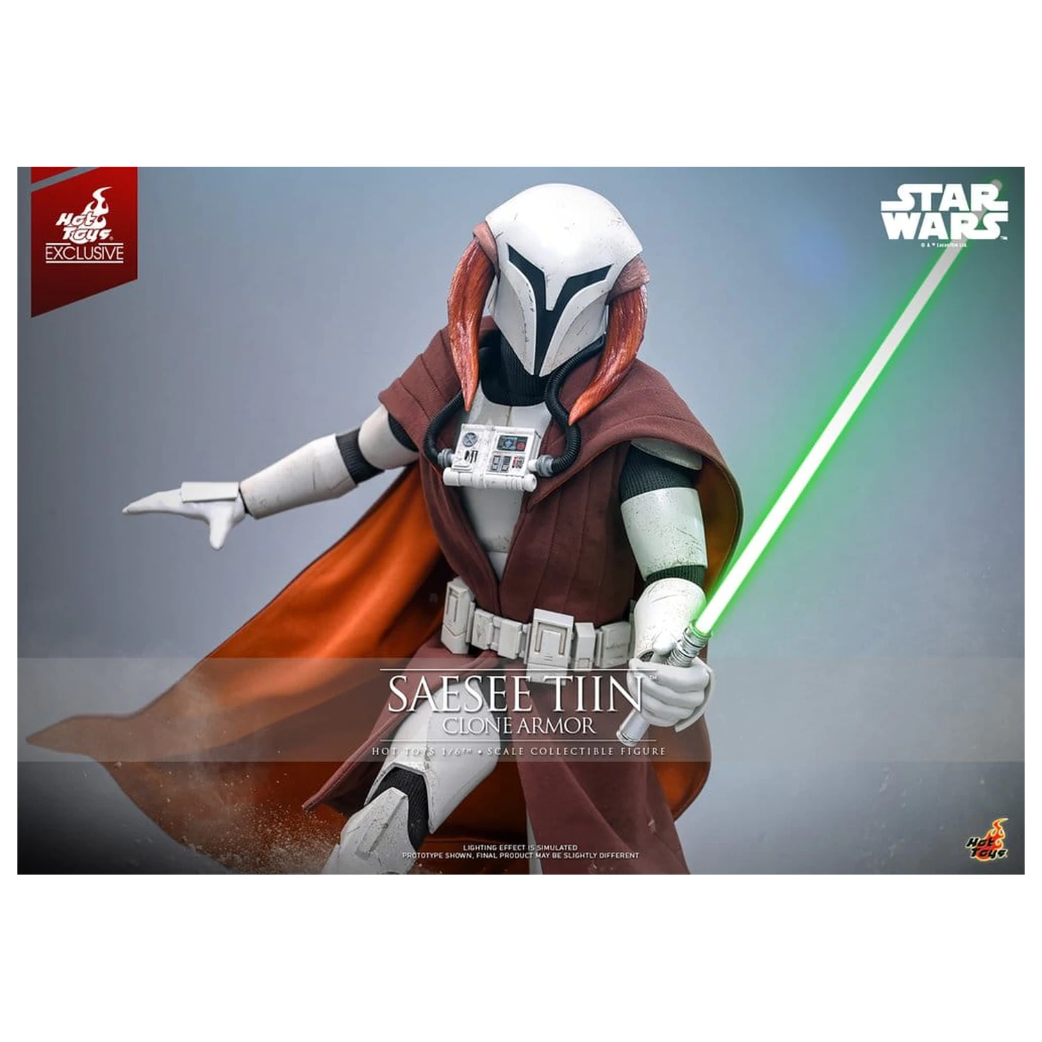 Star Wars: The Clone Wars Televizní mistrovské dílo akční figurka 1/6 Saesee Tiin (klonové brnění) 32 cm fotografii produktu