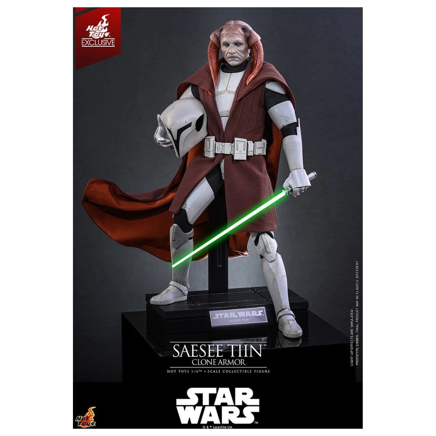 Star Wars: The Clone Wars Televizní mistrovské dílo akční figurka 1/6 Saesee Tiin (klonové brnění) 32 cm fotografii produktu
